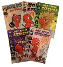 Lot of 5 | Vintage Harvey Comic Books | Hot Stuff Sizzlers