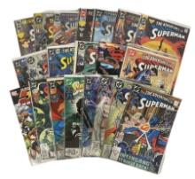 Lot of 21 | Vintage DC Comic Books | The Adventures of Superman