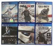 Lot of 6 | PlayStation 4 Game Collection