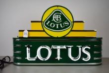 Lotus neon sign