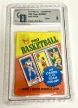 1980 Topps Basketball Factory Sealed Wax Pack.