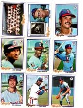 1978 Topps Baseball, Rangers & Angels