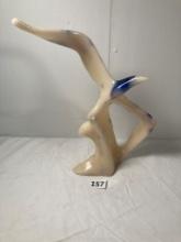 Mid Century Modern Wax Bird Sculpture