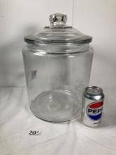 Large Glass Candy Jar With Lid