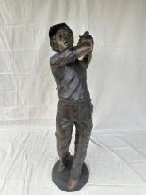 Life Size Bronze Golfer Statue