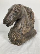 Large Decorative Ceramic Horse Head