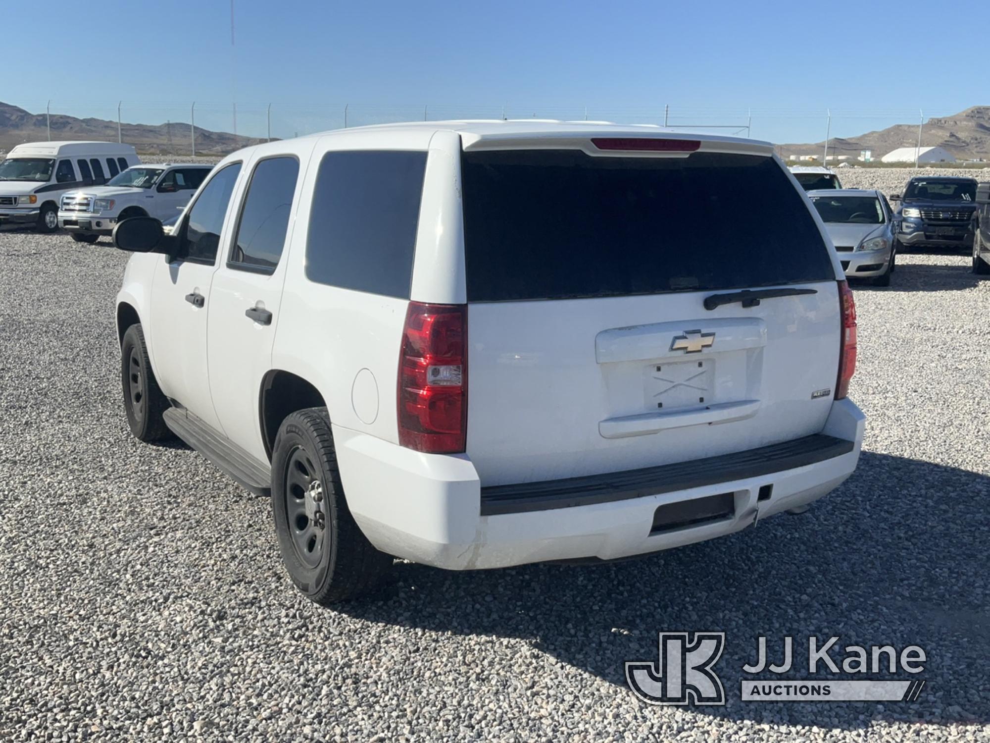 (Las Vegas, NV) 2008 Chevrolet Tahoe Police Package Interior Damage, No Console, Rear Seats Unsecure