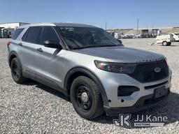 (Las Vegas, NV) 2020 Ford Explorer AWD Police Interceptor No Console Runs & Moves