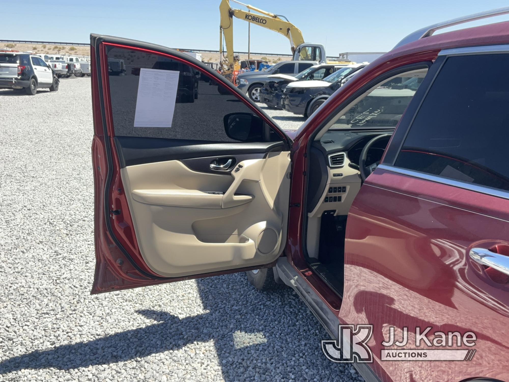(Las Vegas, NV) 2016 Nissan Rogue Towed In Jump To Start, Check Engine Light On, Runs & Moves