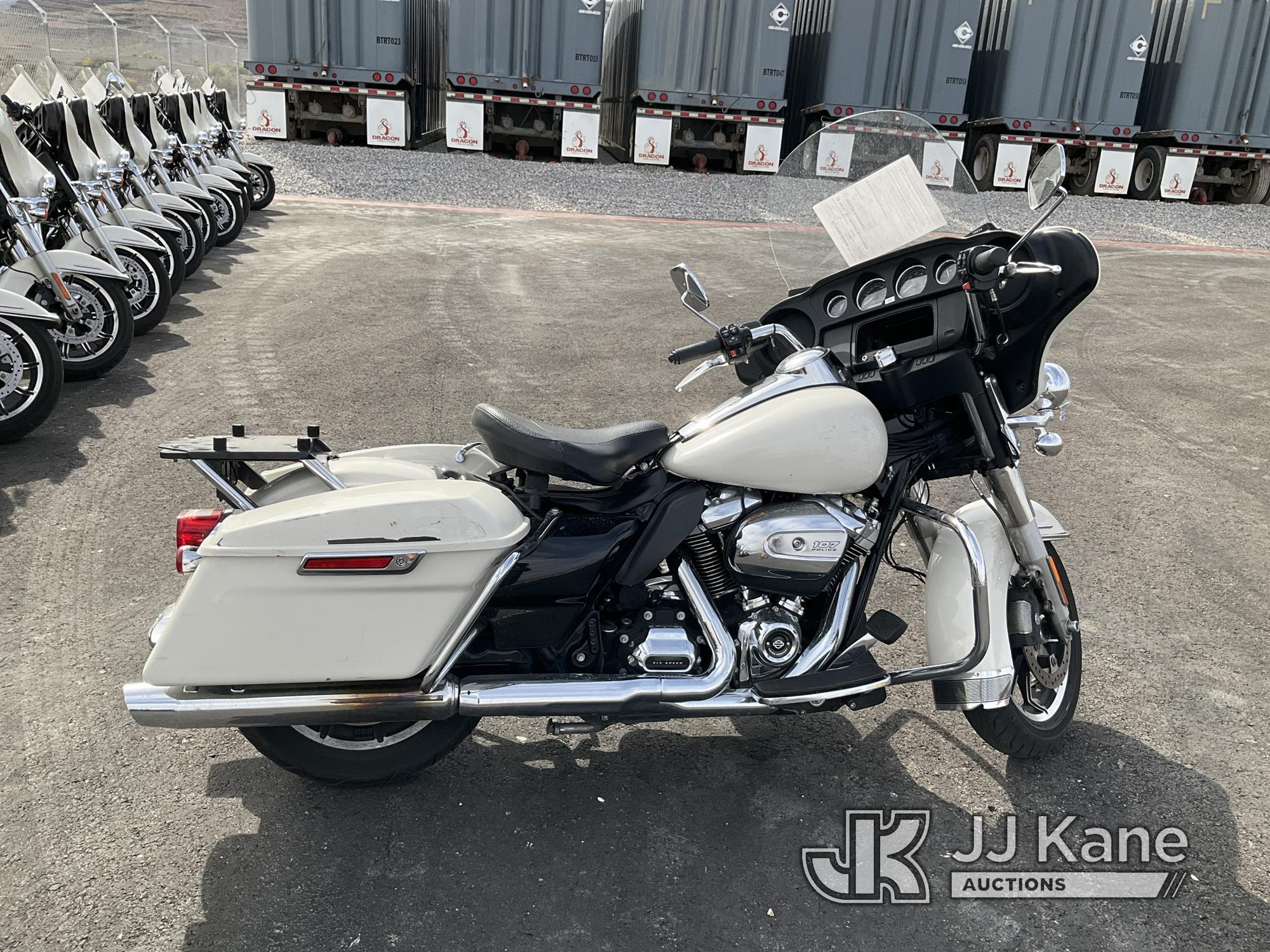 (Las Vegas, NV) 2018 Harley-Davidson FLHTP Police Jump To Start, Runs & Moves