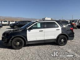 (Las Vegas, NV) 2017 Ford Explorer AWD Police Interceptor Dealers Only, Wrecked, Towed In, No Consol