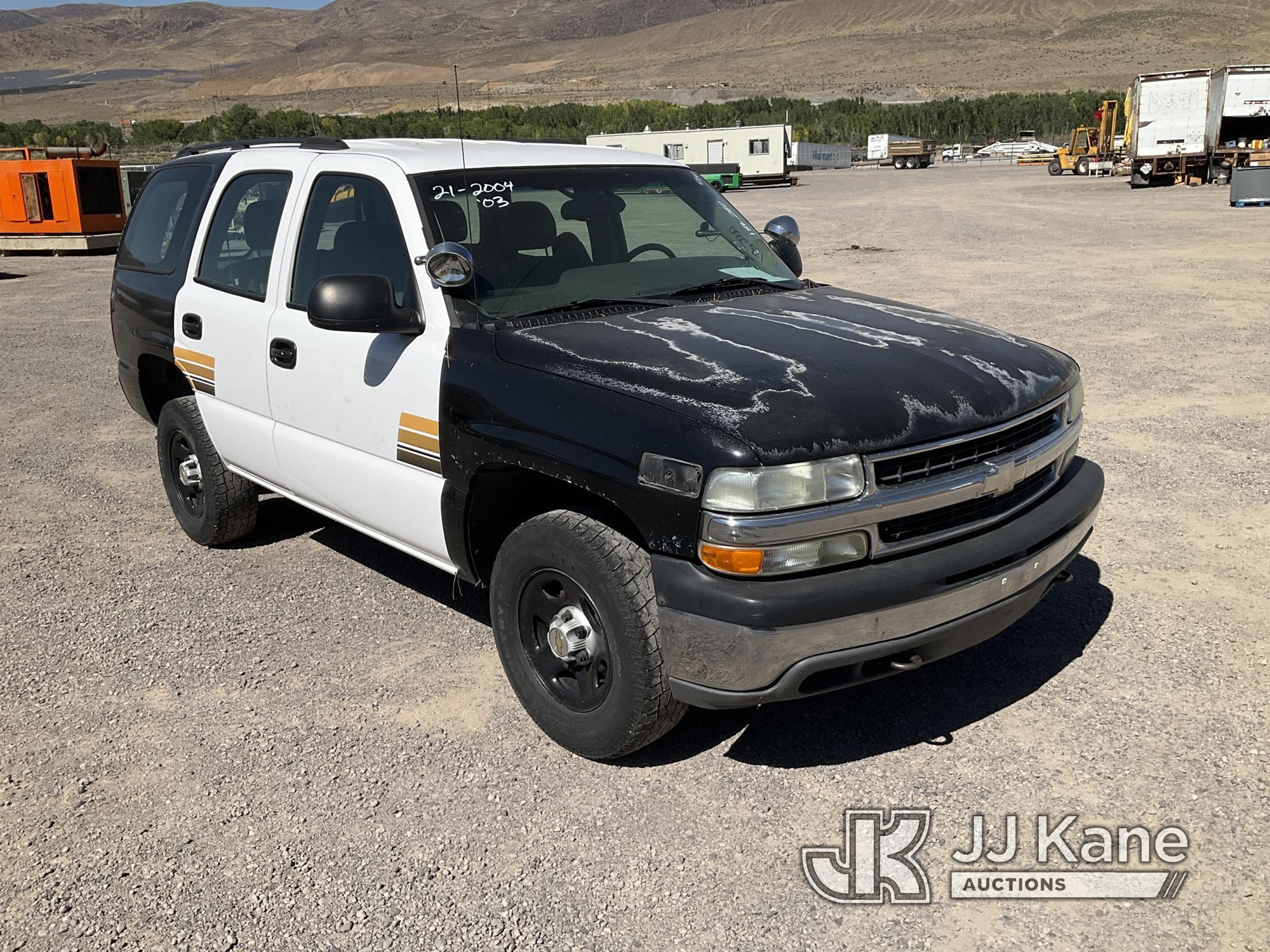 (McCarran, NV) 2003 Chevrolet Tahoe 4x4 4-Door Sport Utility Vehicle, Located In Reno Nv. Contact Na