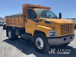 (Las Vegas, NV) 2007 GMC C7500 Dump Truck Check Engine Light On, Runs & Moves