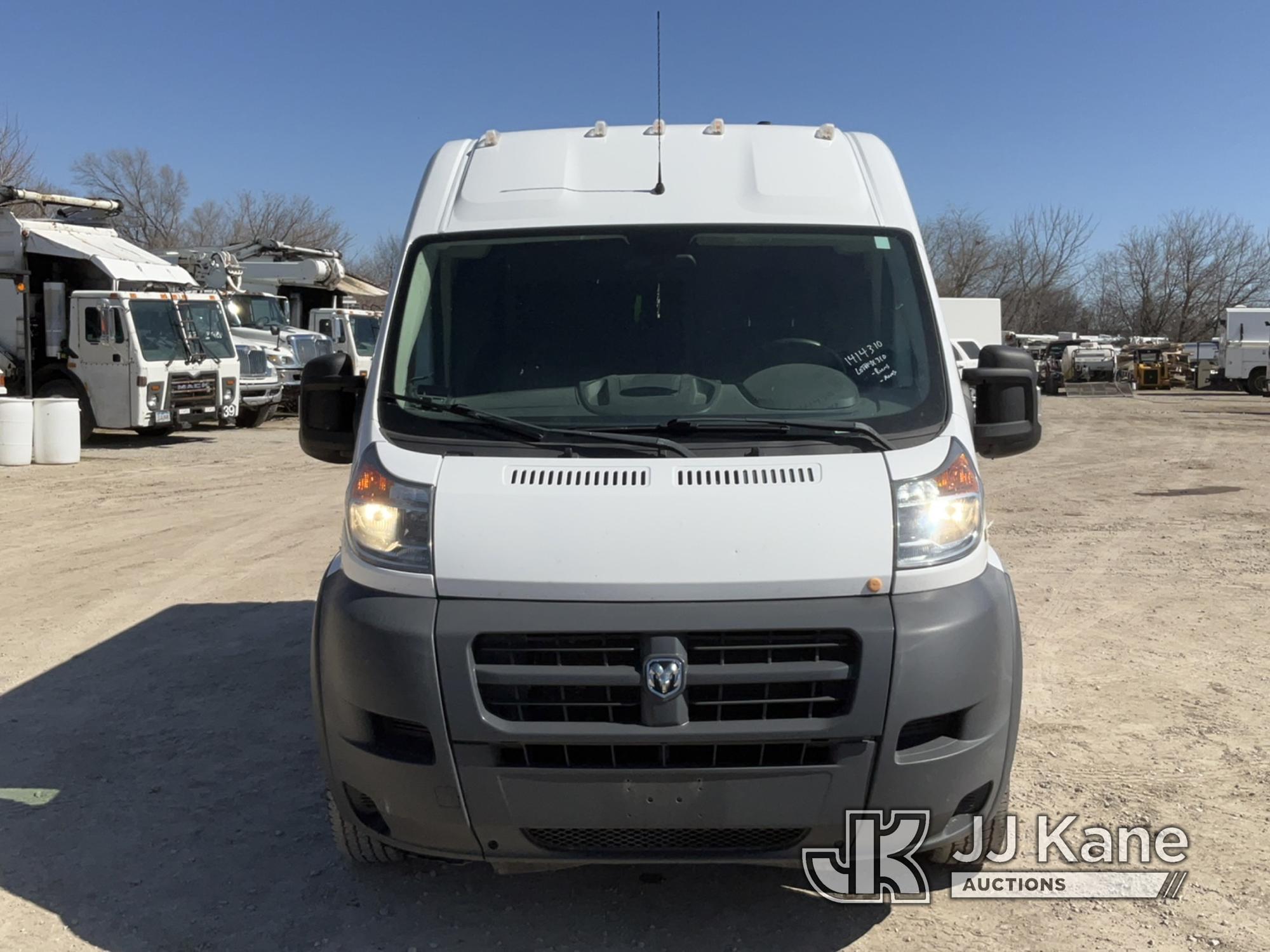 (Des Moines, IA) 2016 RAM 2500 Promaster High Roof Tradesman Cargo Van Runs & Moves