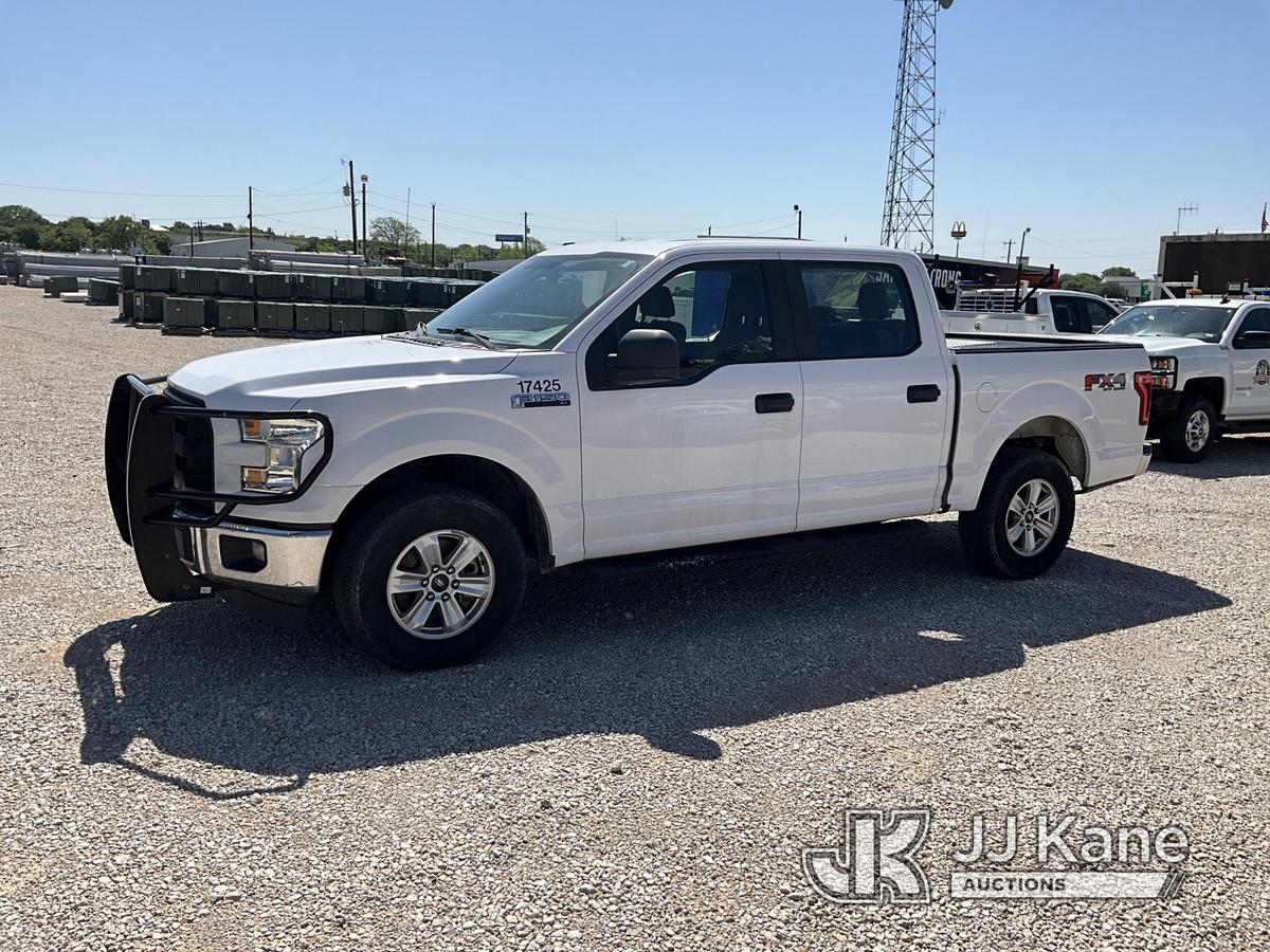 (Azle, TX) 2017 Ford F150 4x4 Crew-Cab Pickup Truck Runs & Moves) (Engine Whines Intermittently, Dri