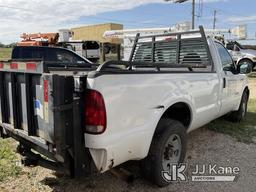 (San Antonio, TX) 2005 Ford F250 Pickup Truck Runs & Moves) (Will Not Stay Running, Batteries Need R