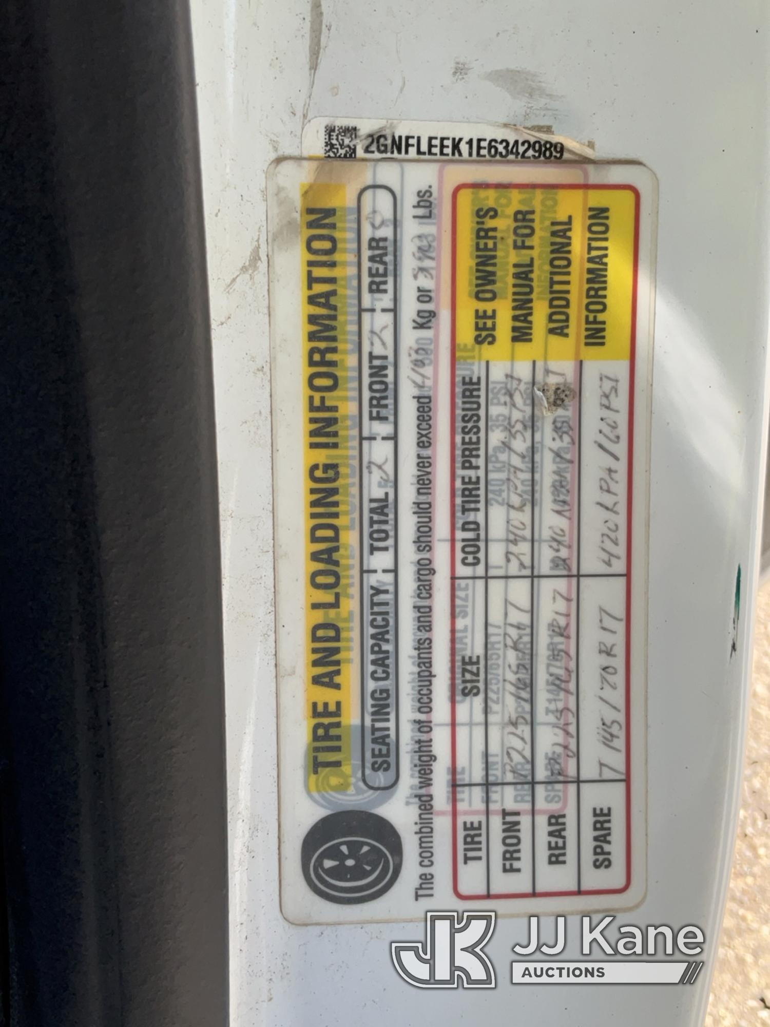 (South Beloit, IL) 2014 Chevrolet Equinox AWD 4-Door Sport Utility Vehicle Runs & Moves) (Rust Damag
