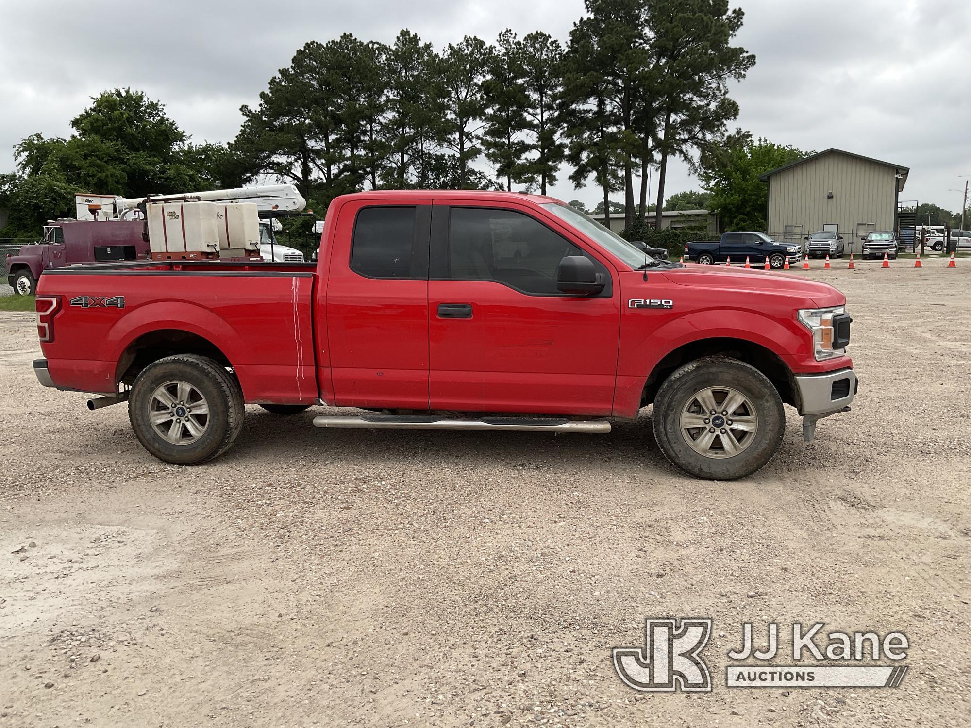 (Cypress, TX) 2019 Ford F150 4x4 Extended-Cab Pickup Truck Runs & Moves) (Jump To Start, Check Engin