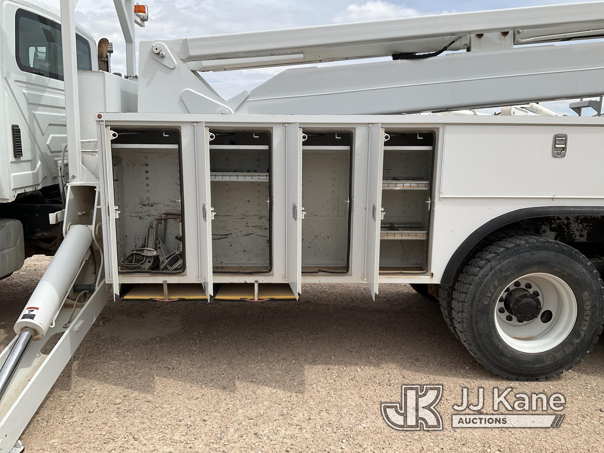 (Odessa, TX) Altec A77T-E93, Articulating & Telescopic Material Handling Elevator Bucket Truck rear