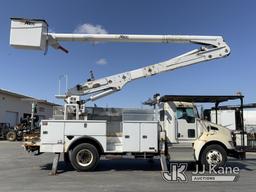 (Maple Lake, MN) Altec AA55-MH, Material Handling Bucket Truck rear mounted on 2014 Kenworth T370 Ut