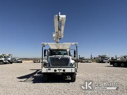 (El Paso, TX) Altec AM55E, Over-Center Material Handling Bucket Truck rear mounted on 2009 Internati