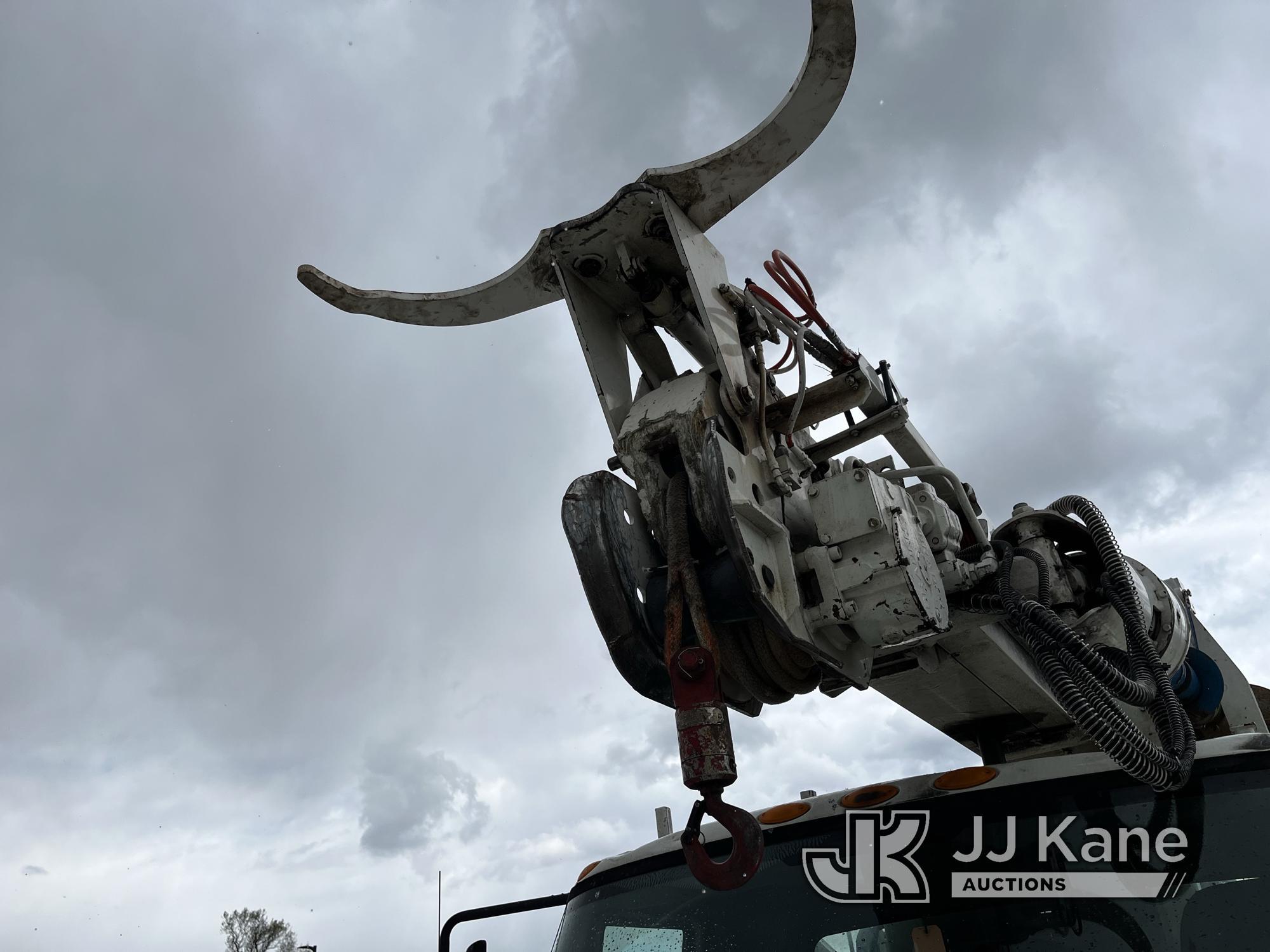 (Paris, TN) Terex/Telelect Commander C4047, Digger Derrick rear mounted on 2014 International 7400 U