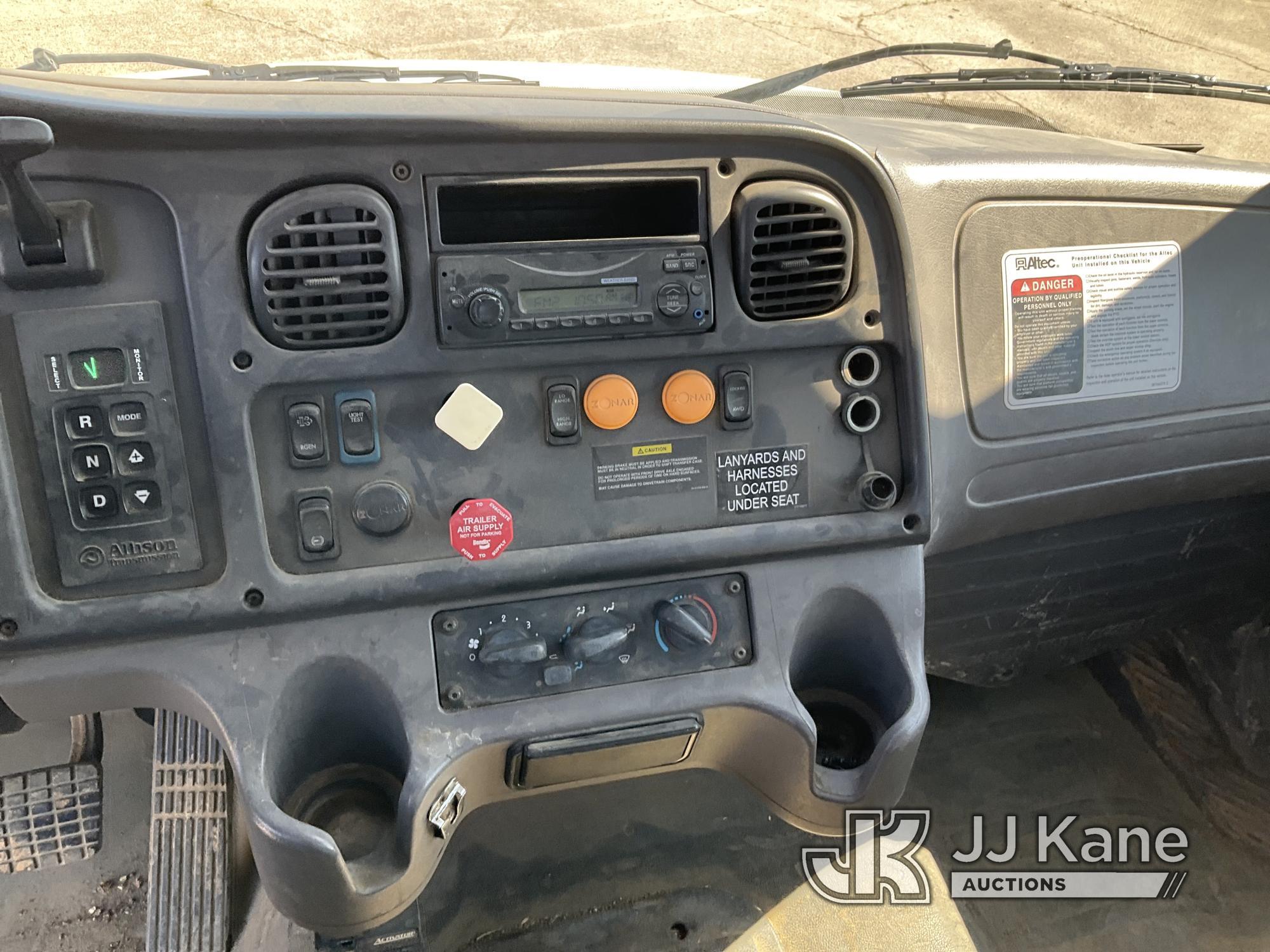 (Kansas City, MO) Altec AA55-MH, Material Handling Bucket Truck rear mounted on 2014 Freightliner M2