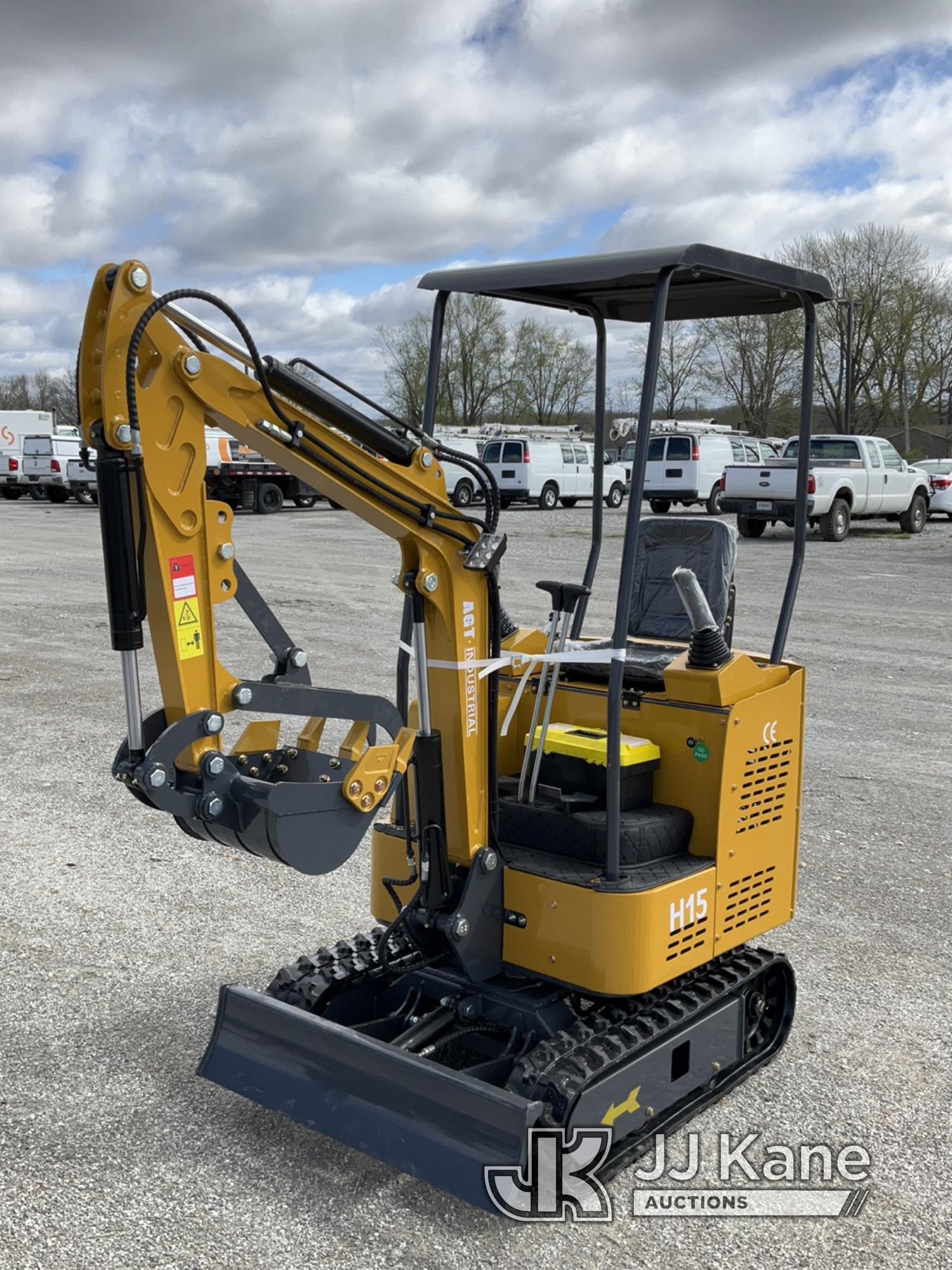 (Hawk Point, MO) 2024 AGT H15 Mini Hydraulic Excavator New/Unused.