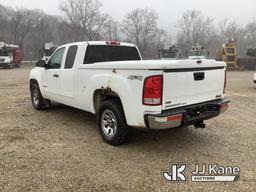 (Smock, PA) 2012 GMC Sierra 1500 4x4 Extended-Cab Pickup Truck Title Delay) (Runs & Moves, Rust, Pai