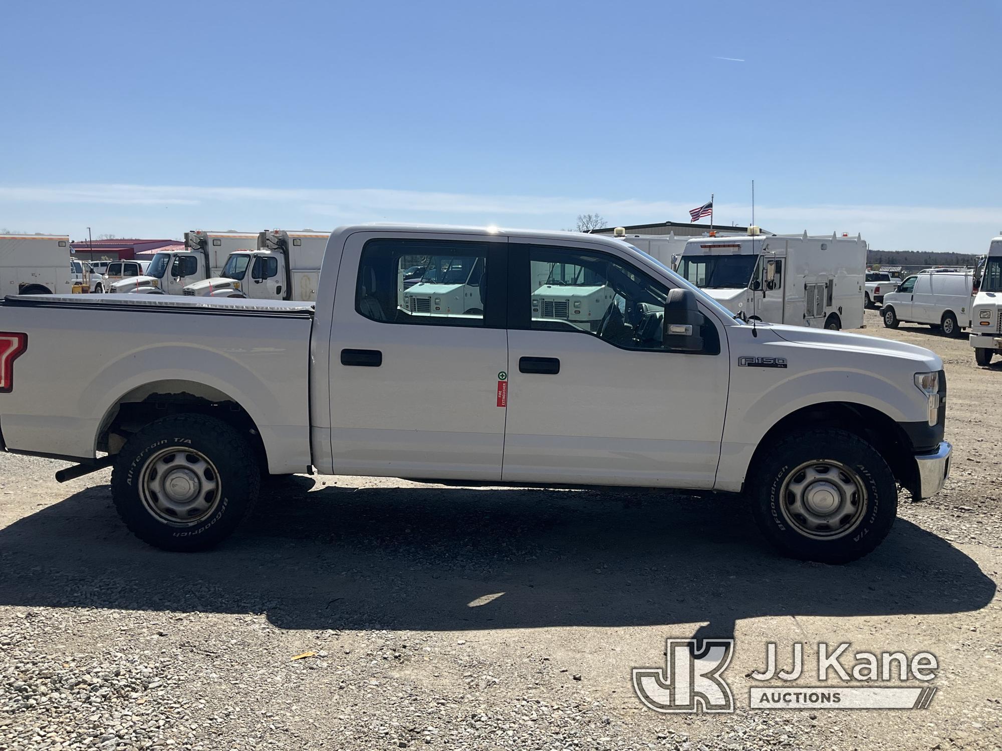 (Shrewsbury, MA) 2016 Ford F150 4x4 Crew-Cab Pickup Truck Runs & Moves With Transmission Issues) (Lu