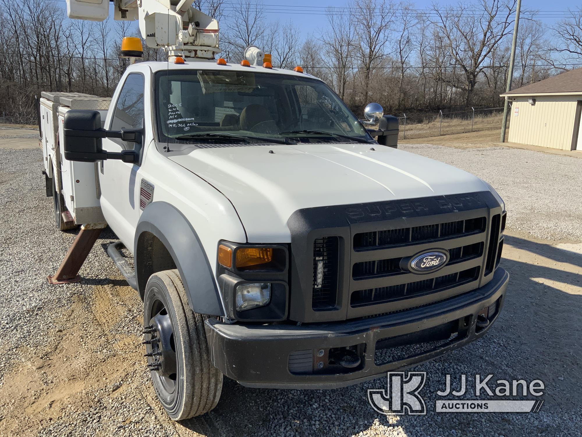 (Fort Wayne, IN) Versalift VST236I01, Articulating & Telescopic Bucket Truck mounted behind cab on 2