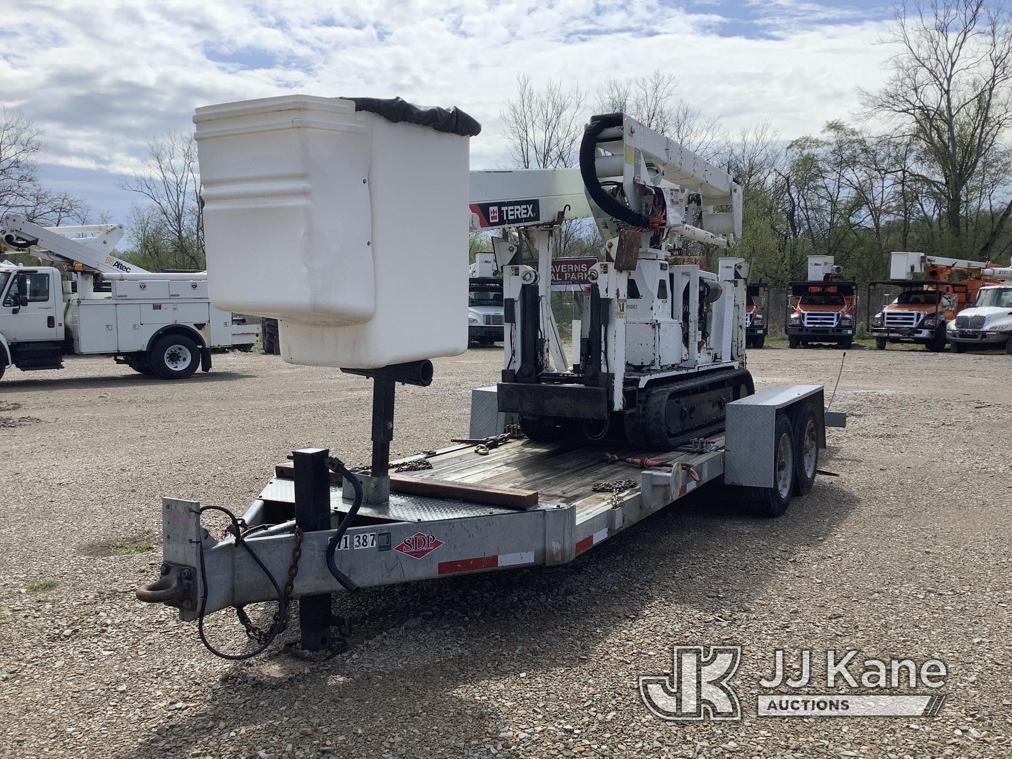 (Smock, PA) Hi-Ranger TL50, Articulating & Telescopic Bucket mounted on 2012 Terex Tracked Back Yard