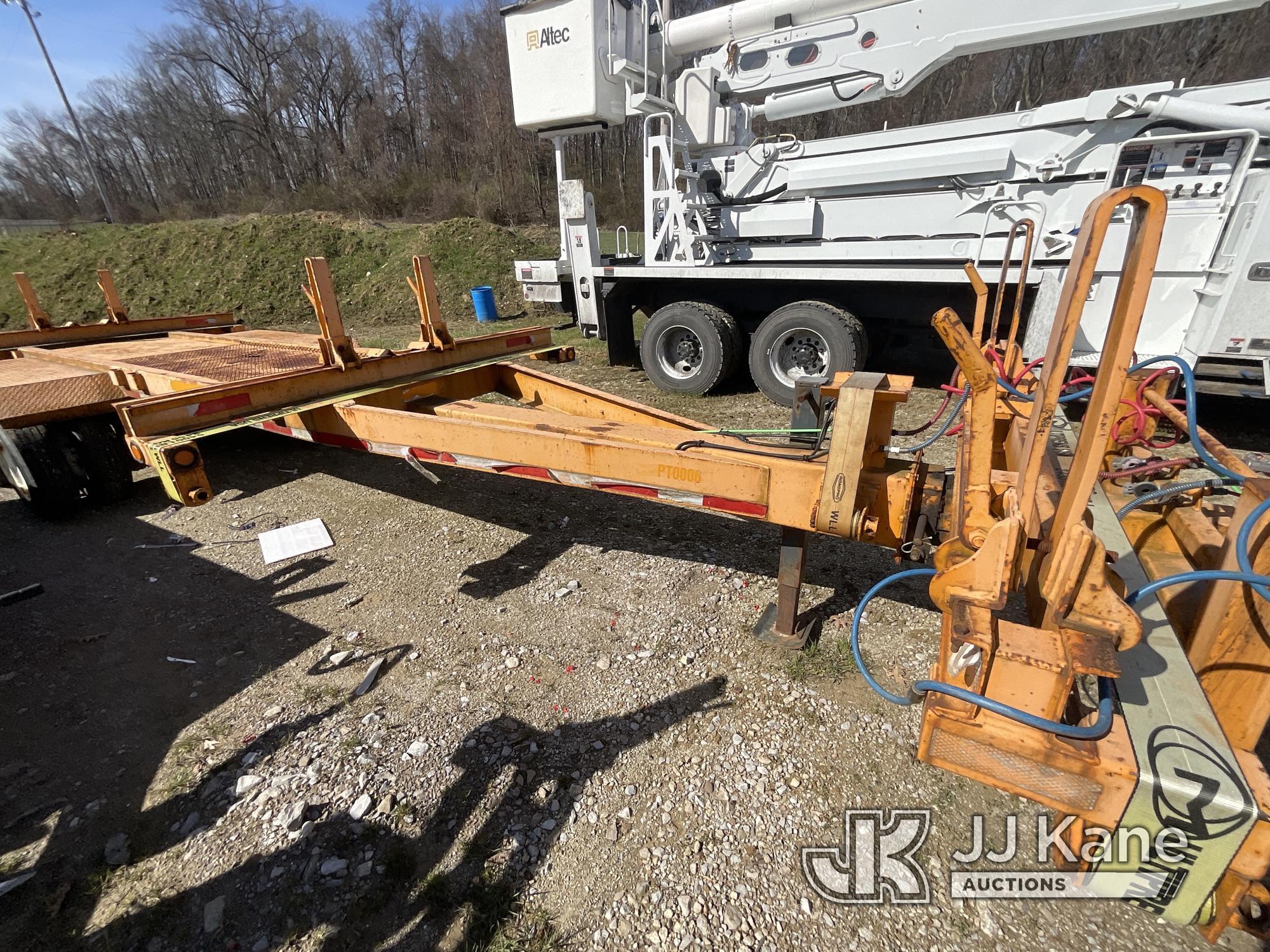 (Munroe Falls, OH) 2008 Brooks Brothers PTB162-15K-A T/A Extendable Pole Trailer No Title Is Require
