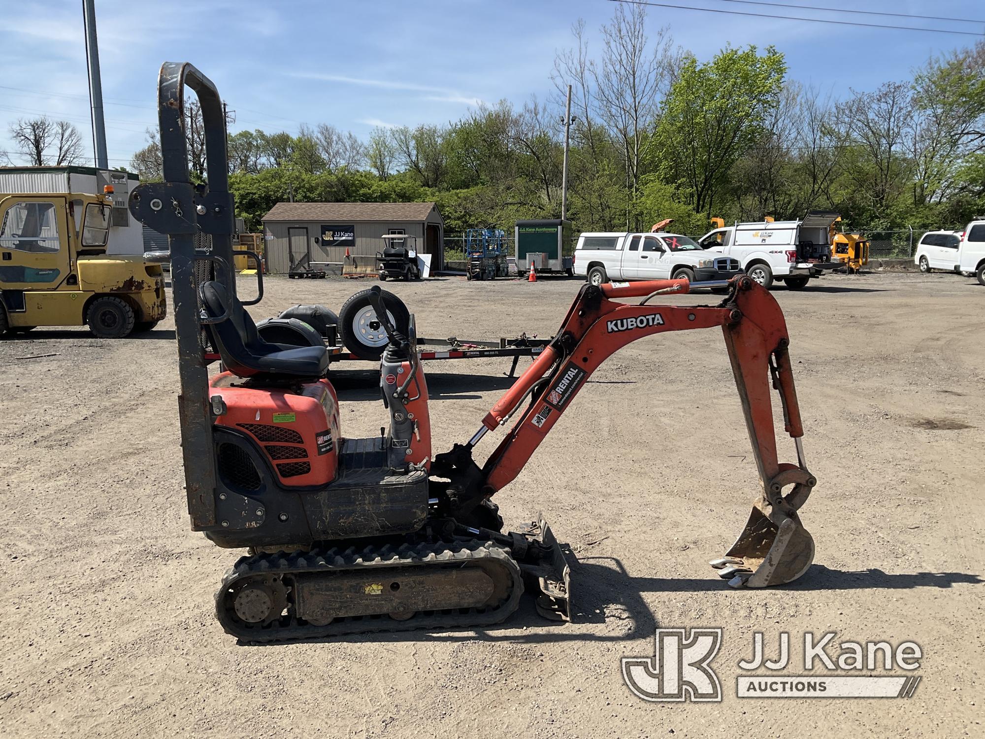 (Plymouth Meeting, PA) 2017 Kubota K008-3 Mini Hydraulic Excavator Runs & Operates