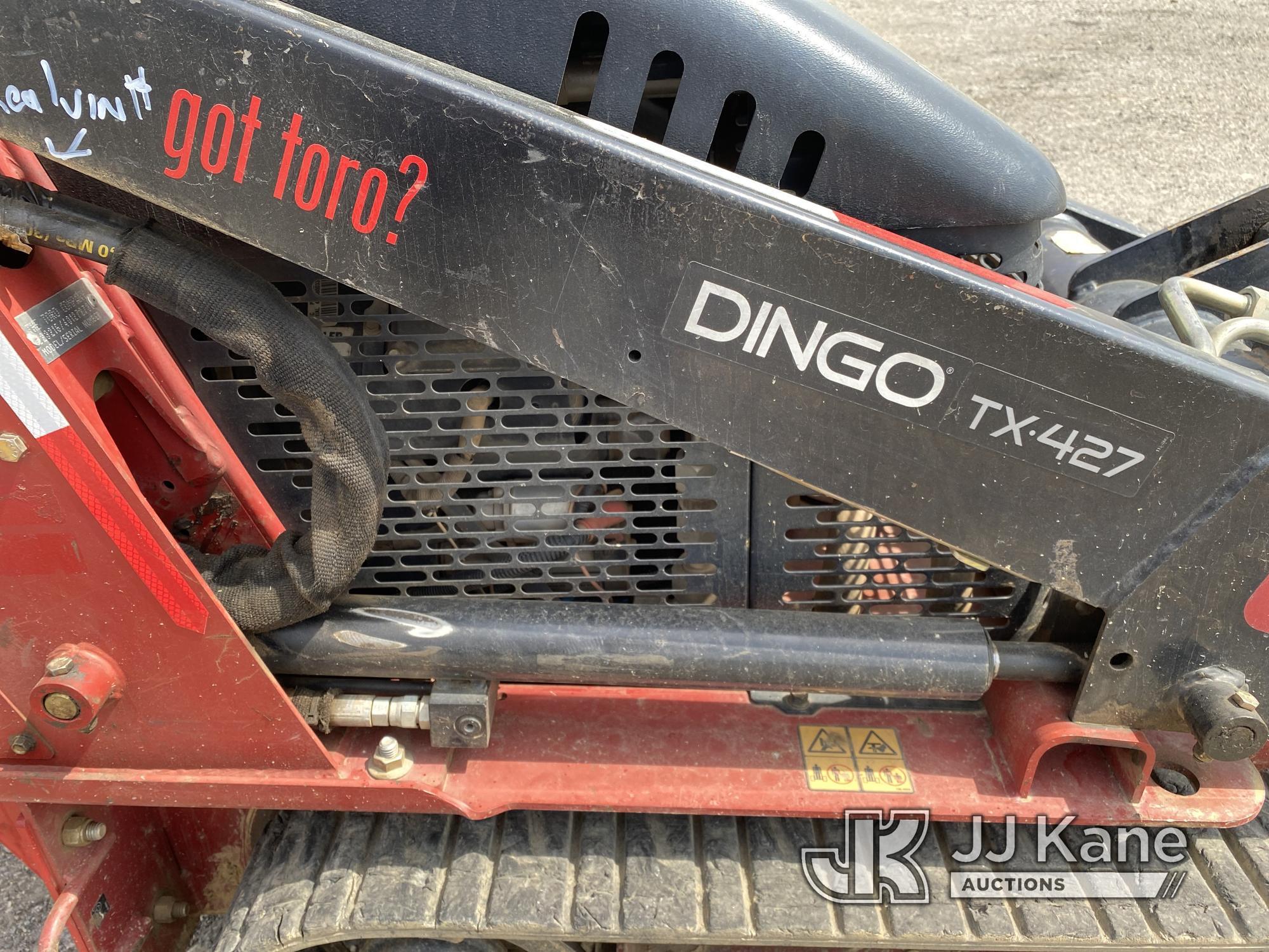 (Plymouth Meeting, PA) 2018 Toro Dingo TX427 Walk-Behind Crawler Skid Steer Loader Runs Moves & Oper