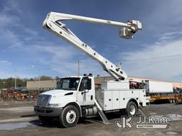 (Rome, NY) Altec AA55, Material Handling Bucket Truck rear mounted on 2018 International 4300 Utilit