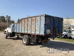 (Bellport, NY) 1997 GMC C7500 Dump Debris Truck Runs Rough, Moves, Dump Not Operating, Engine Noise,