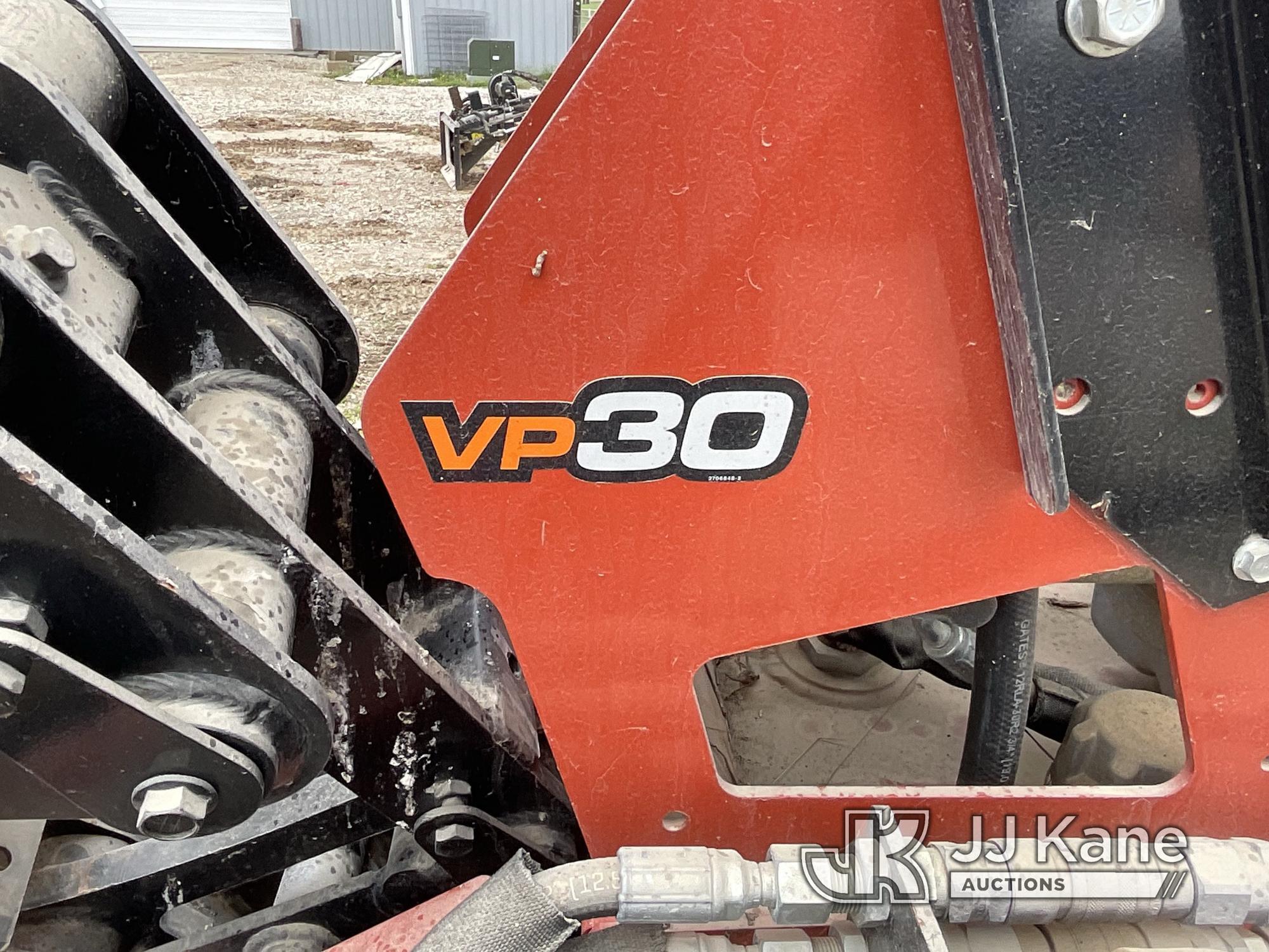 (Orleans, IN) 2017 Ditch Witch VP30 Walk Behind Vibratory Cable Plow No Title) (Runs, Moves & Operat
