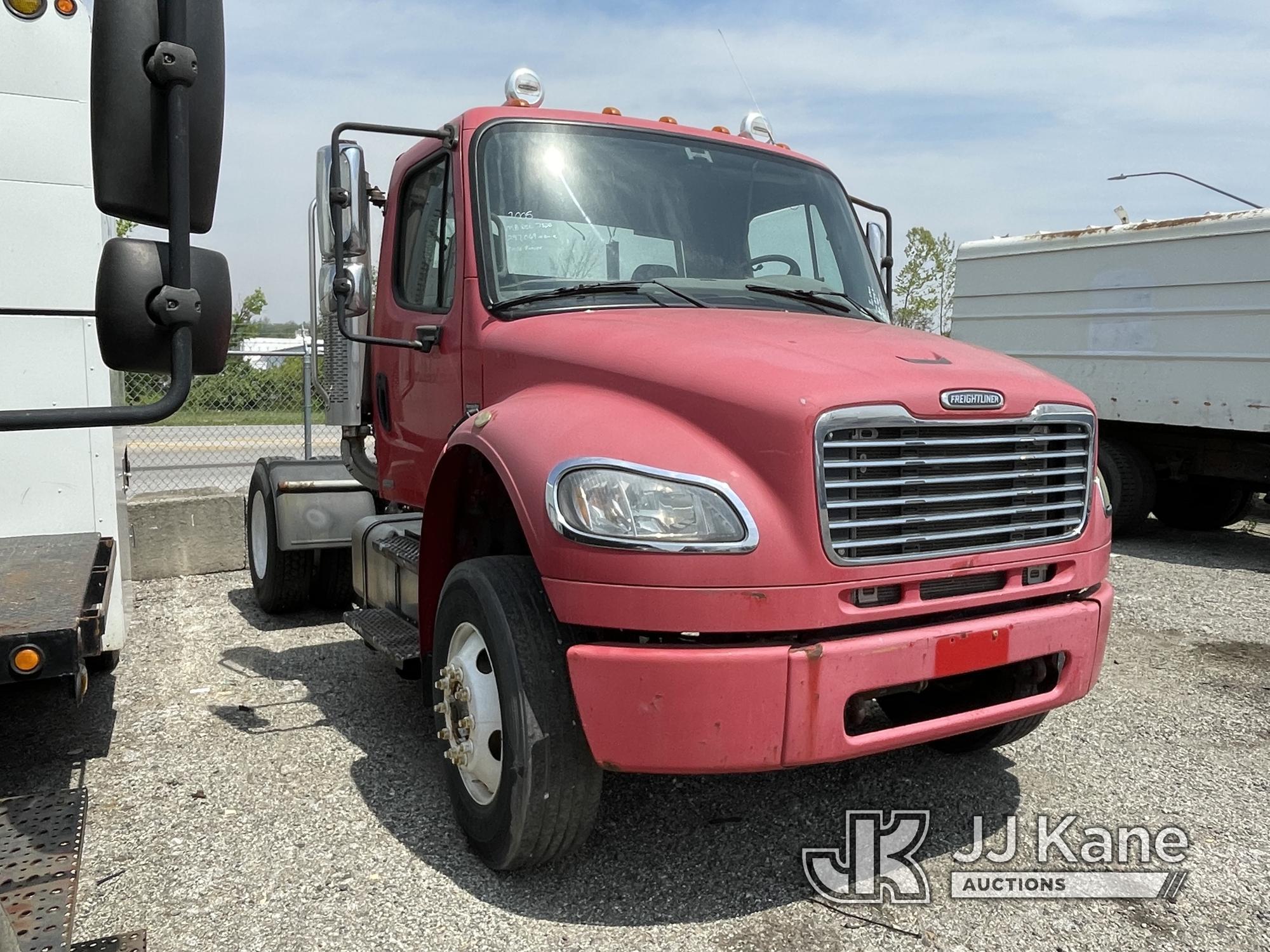 (Plymouth Meeting, PA) 2005 Freightliner M2 106 S/A Truck Tractor Runs & Moves, Body & Rust Damage,