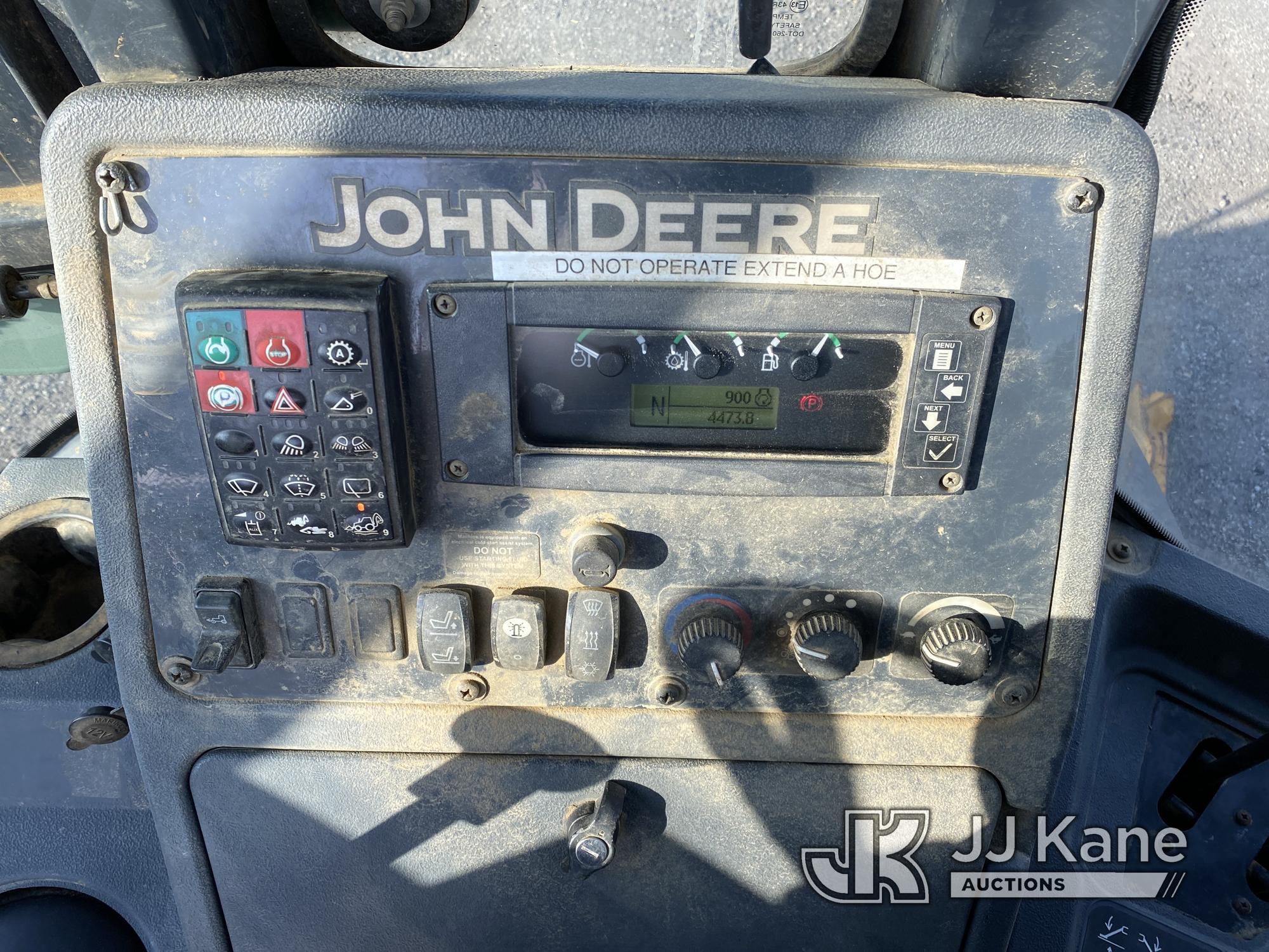 (Plymouth Meeting, PA) 2014 John Deere 310SK 4x4 Tractor Loader Backhoe No Title) (Runs Moves & Oper