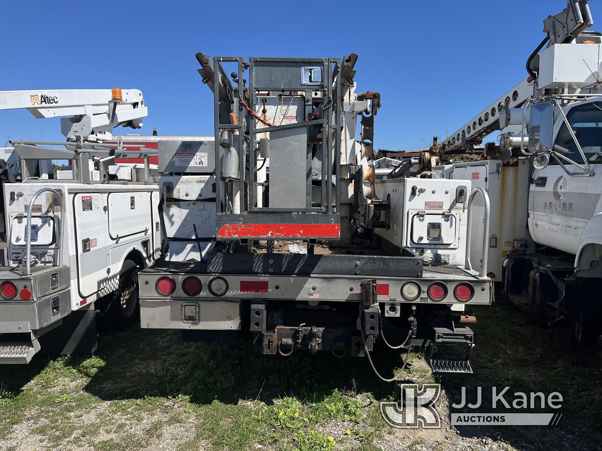 (Bellport, NY) Terex TCP36, Articulating & Telescopic Non-Insulated Bucket Truck mounted on 2007 GMC