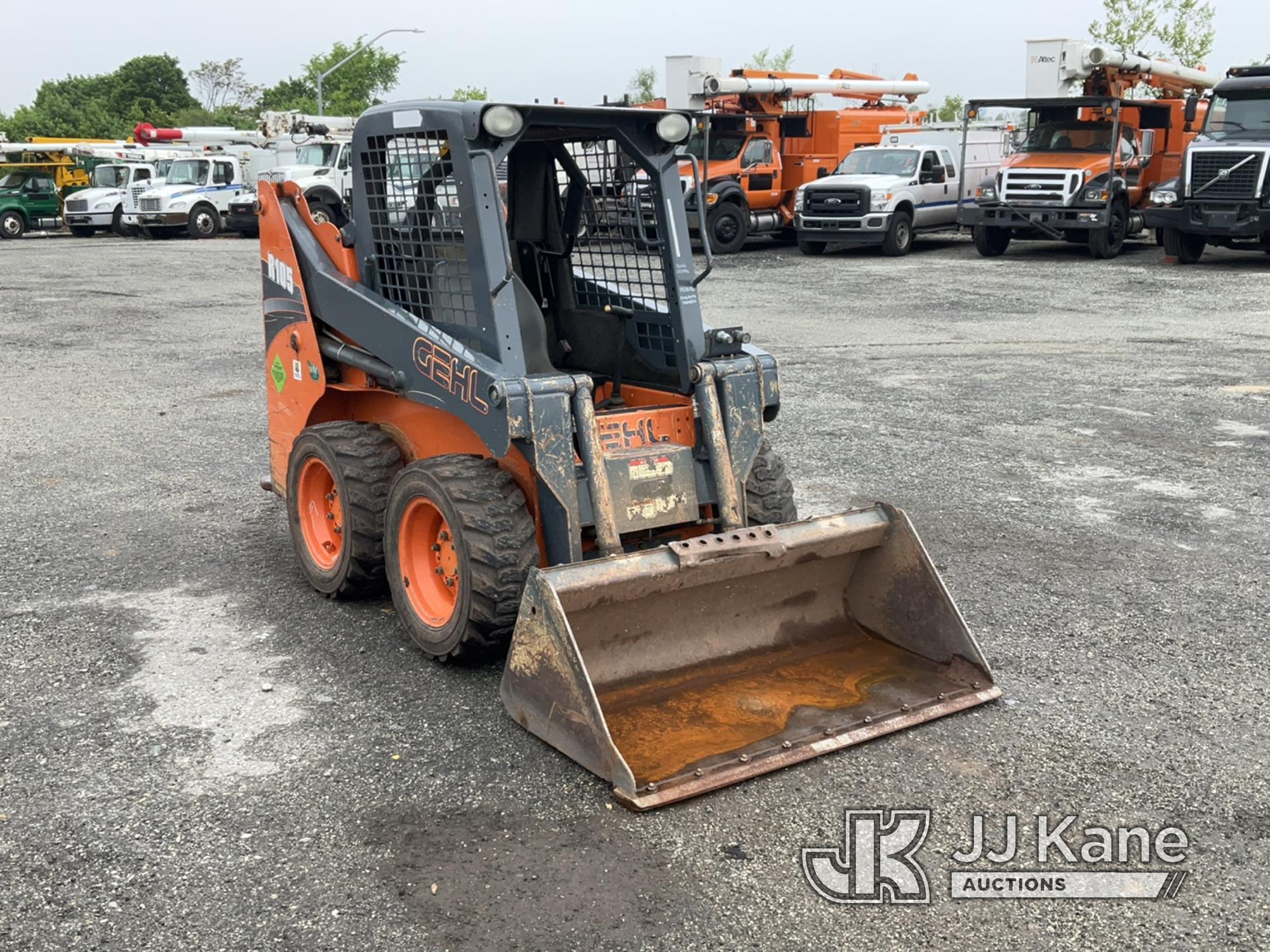 (Plymouth Meeting, PA) 2018 Gehl R105 Rubber Tired Skid Steer Loader Runs, Moves & Operates