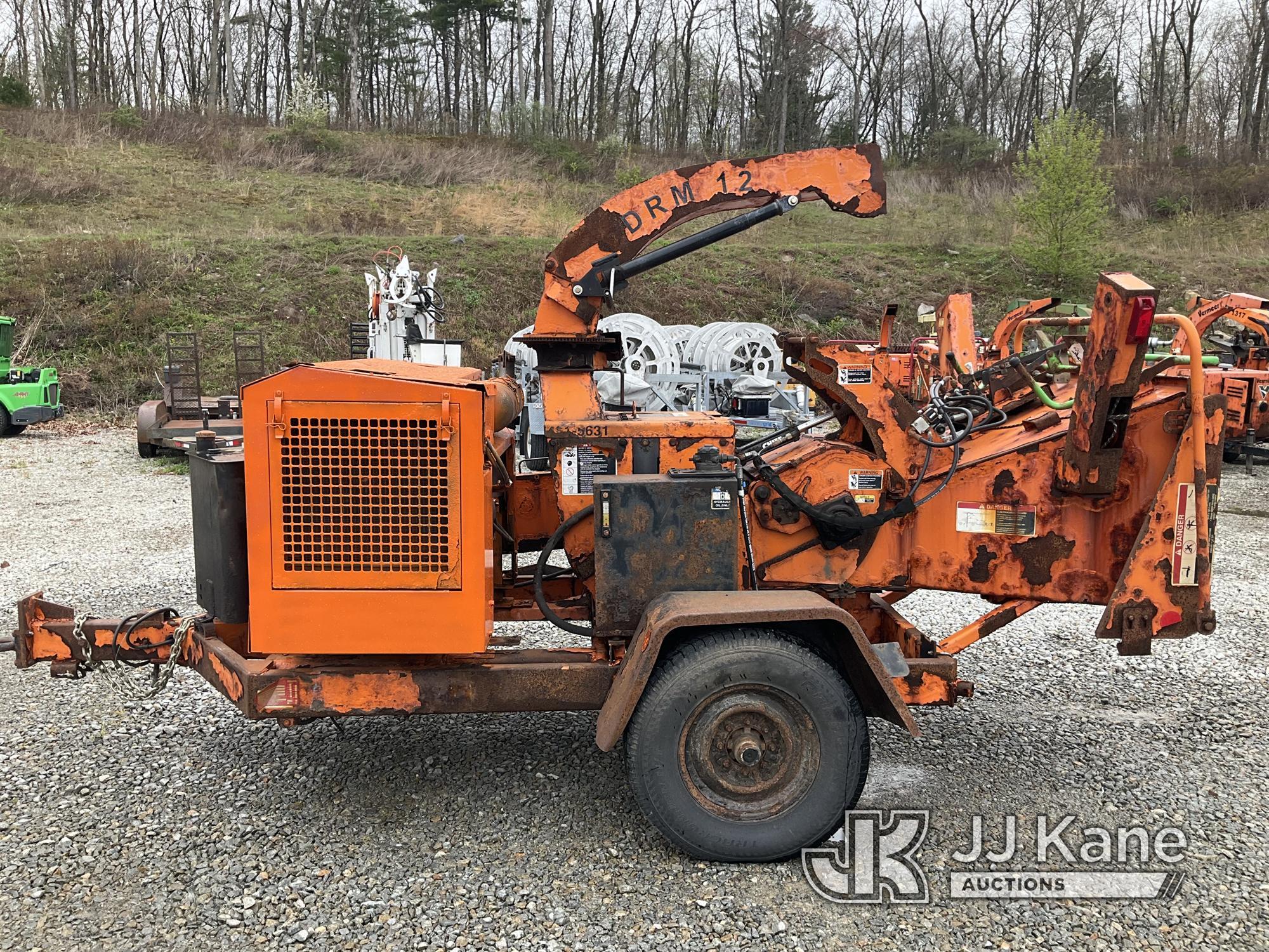 (Shrewsbury, MA) 2015 Altec DRM12 Chipper (12in Drum) Not Running, Operating Condition Unknown, Dama