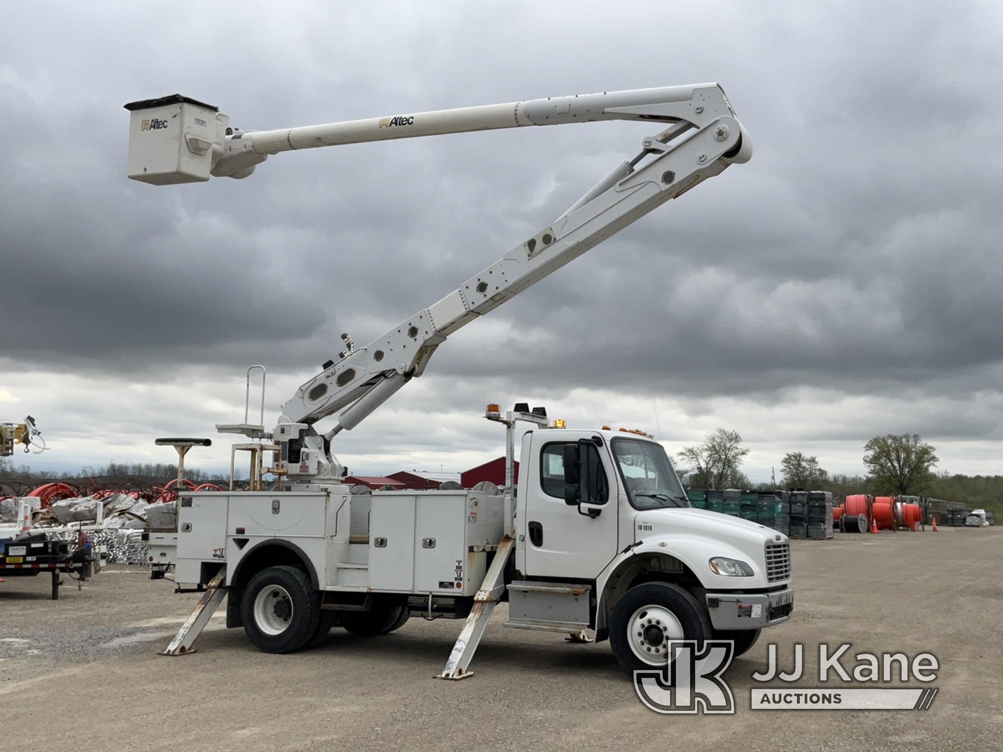 (Pataskala, OH) Altec AA55, Material Handling Bucket Truck rear mounted on 2019 Freightliner M2 Util