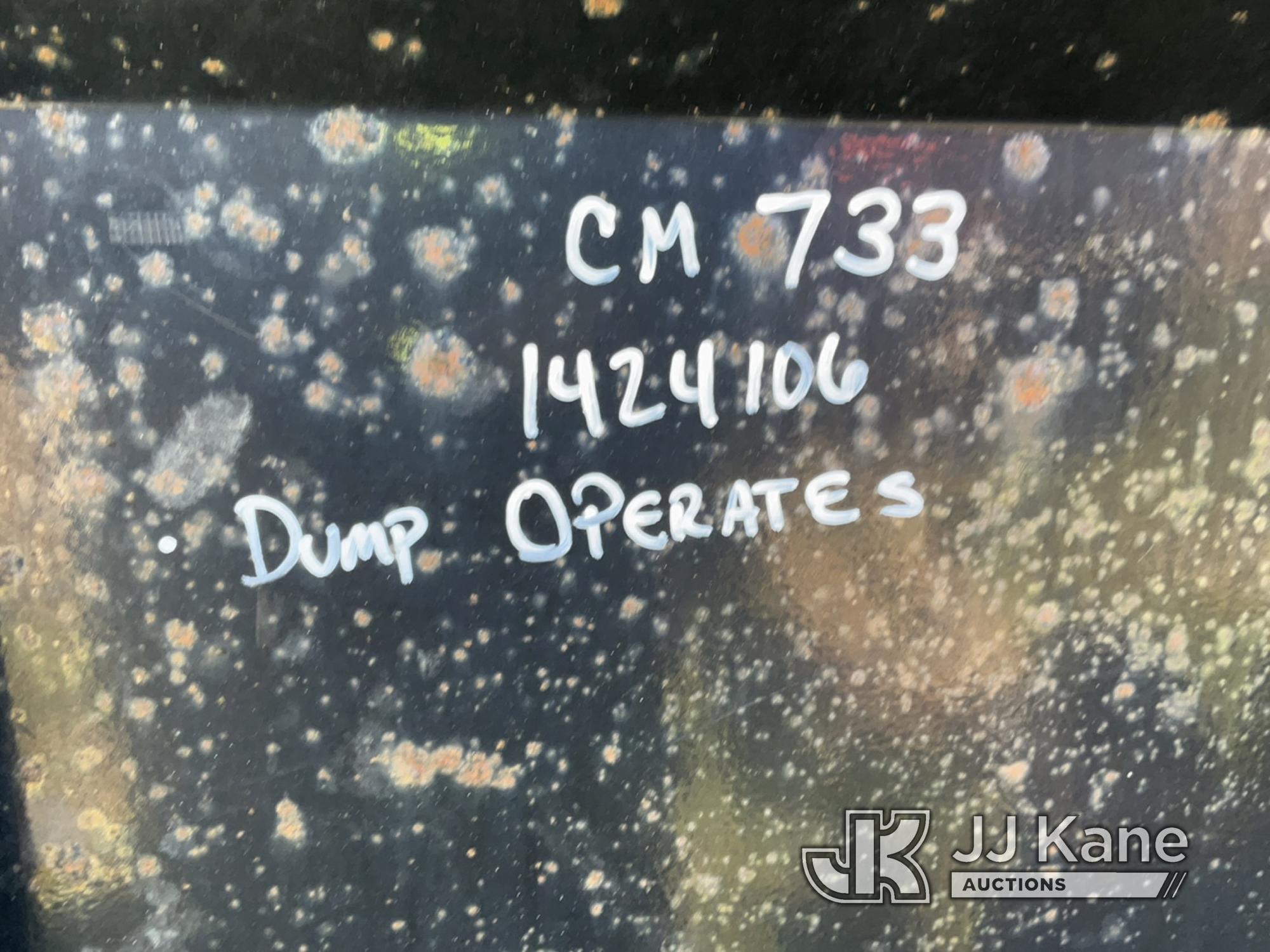 (Charlotte, MI) 2016 Sure-Trac T/A Dump Trailer Rust, Dump Operates. Seller States: crane is rusted