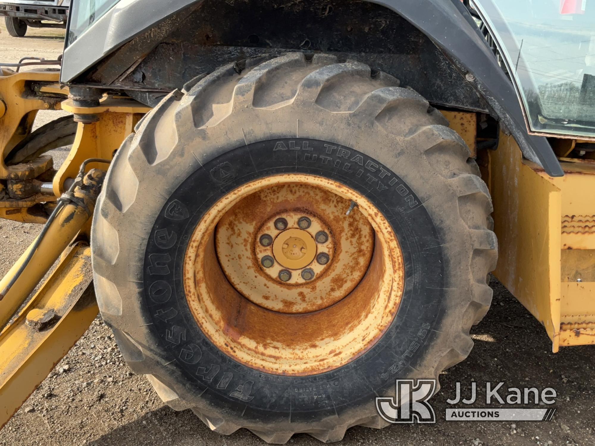 (Charlotte, MI) 2002 John Deere 310G 4X4 Tractor Loader Extendahoe Runs, Moves, Operates, Rust, Pass