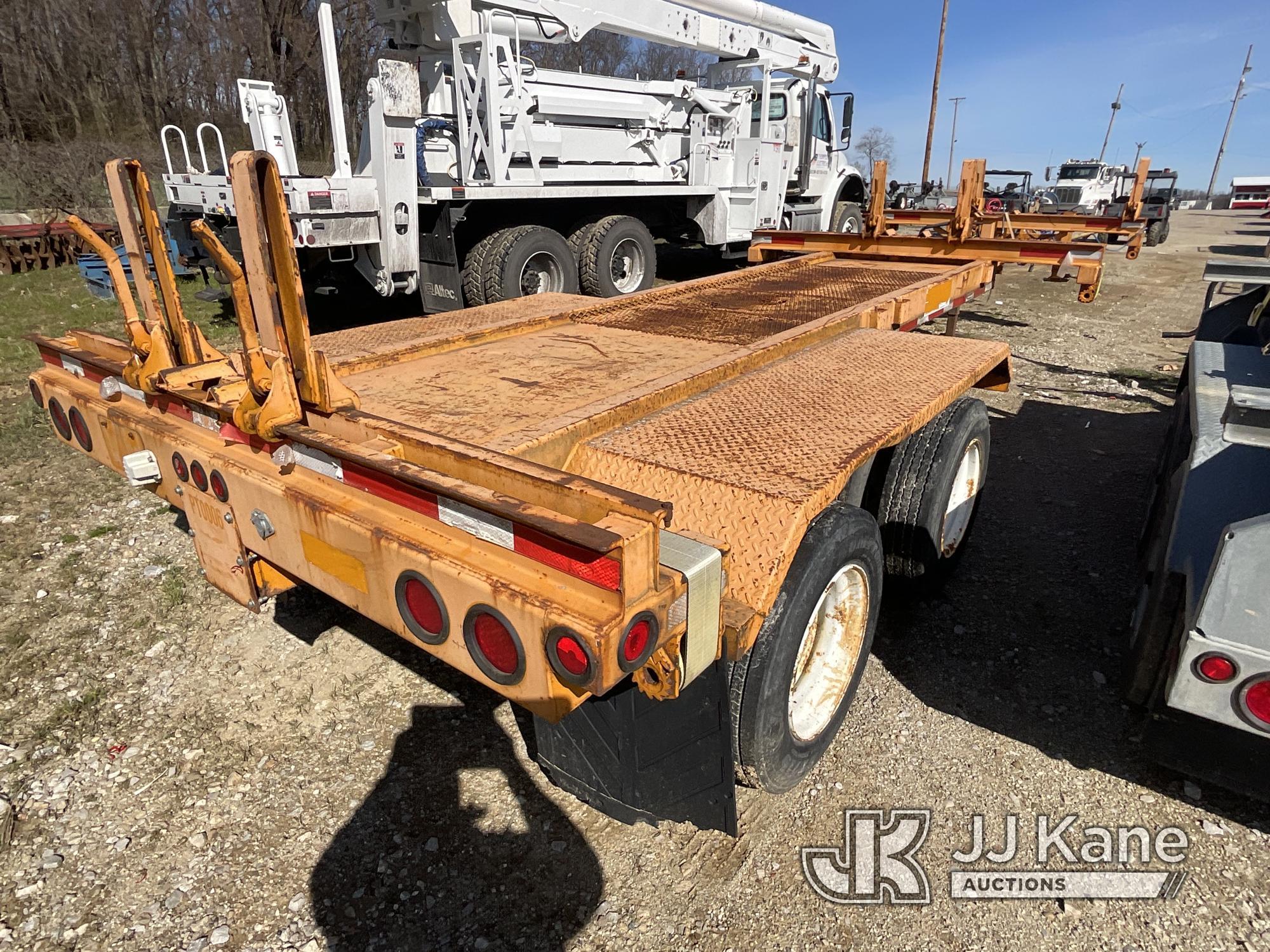 (Munroe Falls, OH) 2008 Brooks Brothers PTB162-15K-A T/A Extendable Pole Trailer No Title Is Require