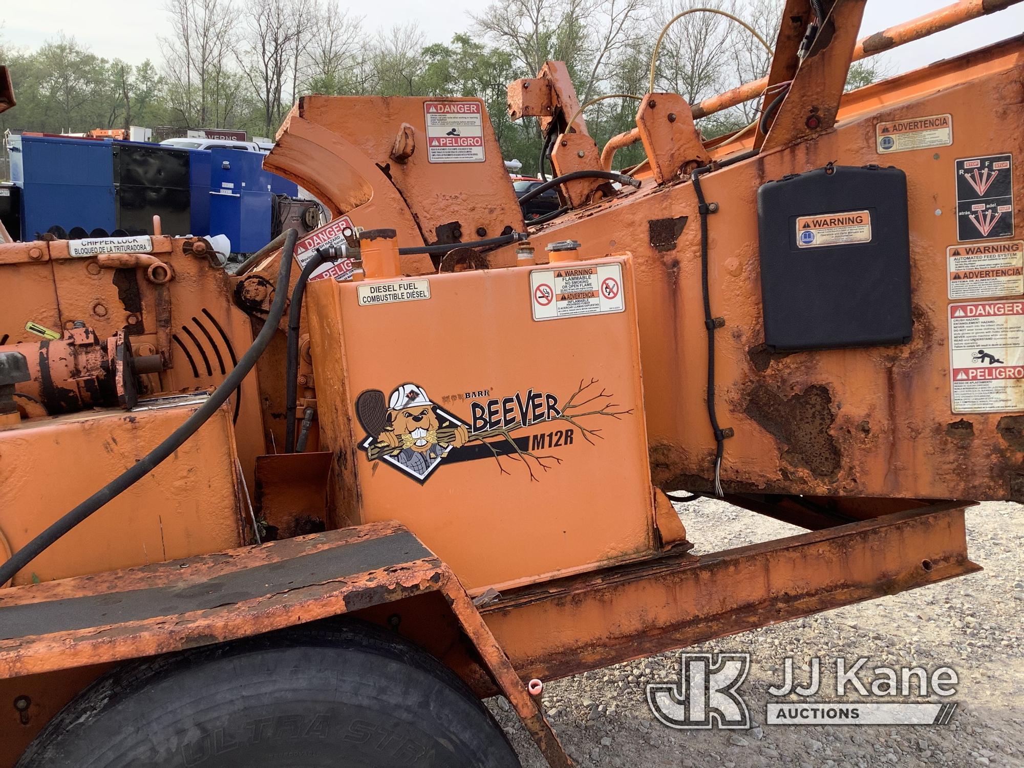 (Smock, PA) 2016 Morbark M12R Portable Chipper (12in Drum), trailer mtd No Title) ( Not Running, Ope