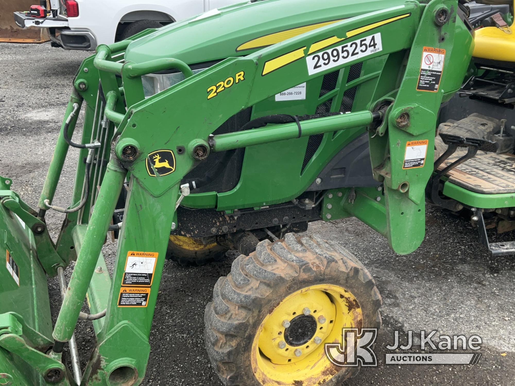 (Plymouth Meeting, PA) 2020 John Deere 2032R 4x4 Tractor Loader Backhoe Runs,Moves & Operates