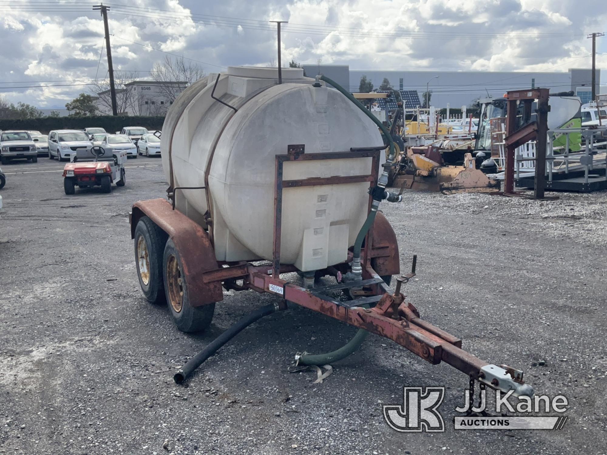(Jurupa Valley, CA) 2005 Water Tank Trailer Operation Unknown, Application for Special Equipment, Bo